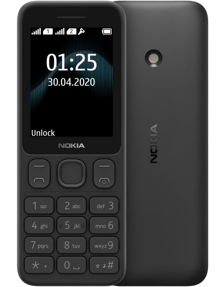 Телефон Nokia 125, черный